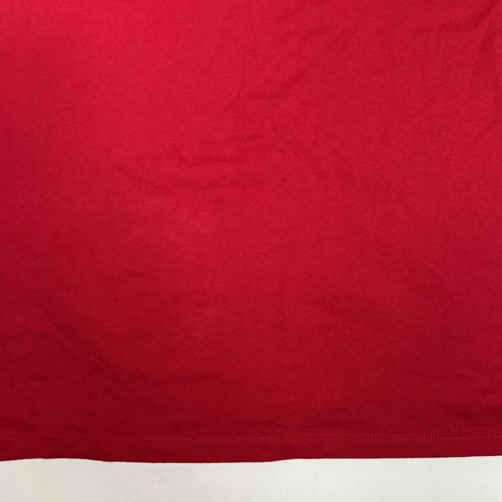 American Summer Women Red Tshirt Size XL 16/18 Peace Love USA Flag Heart NWT - Picture 8 of 12